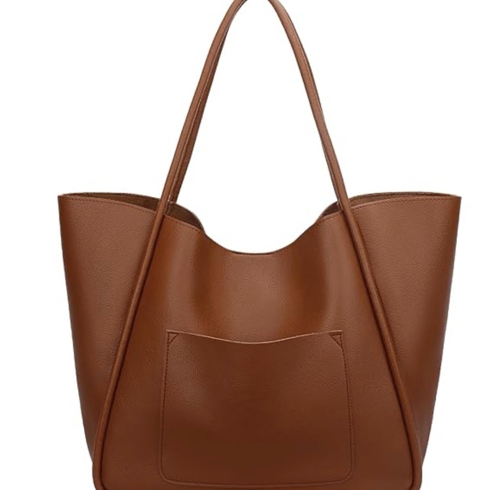Trendy Brown Tote Bag - NWOT